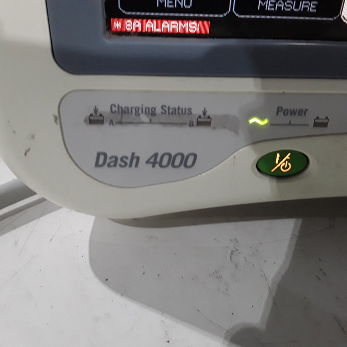 GE Healthcare Dash 4000 - Masimo SpO2 Patient Monitor