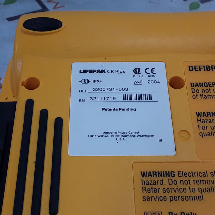 Medtronic LifePak CR Plus Defibrillator