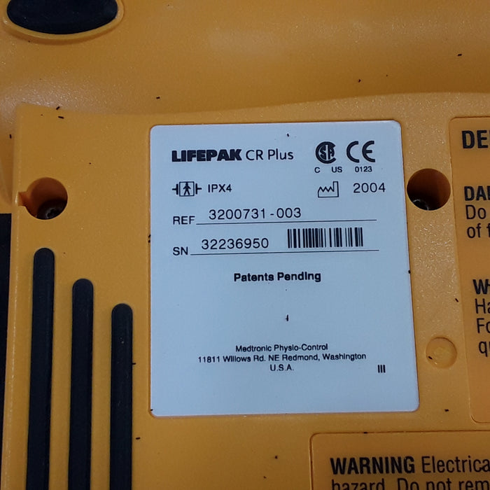 Medtronic LifePak CR Plus Defibrillator