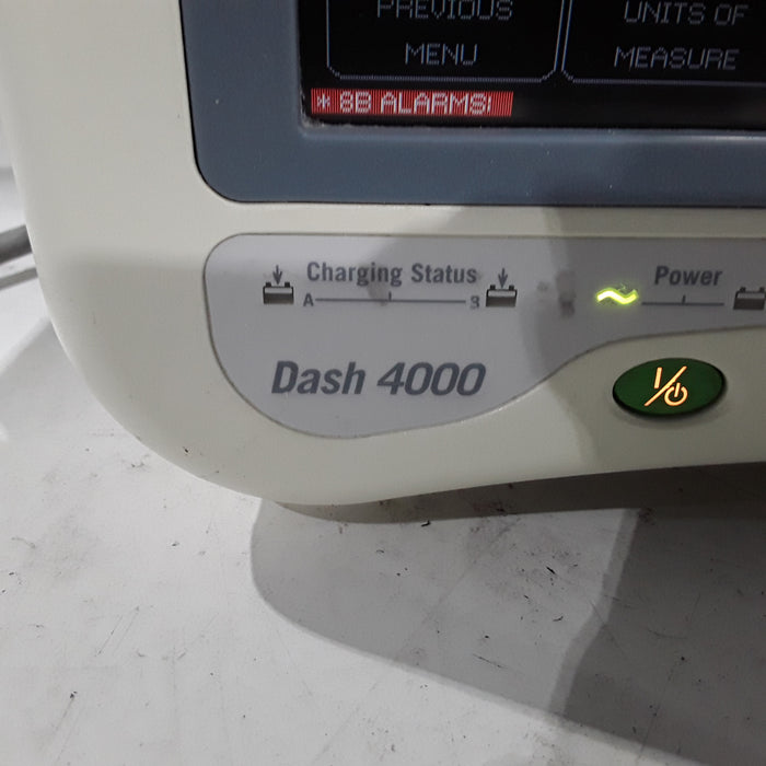 GE Healthcare Dash 4000 - Masimo SpO2 Patient Monitor