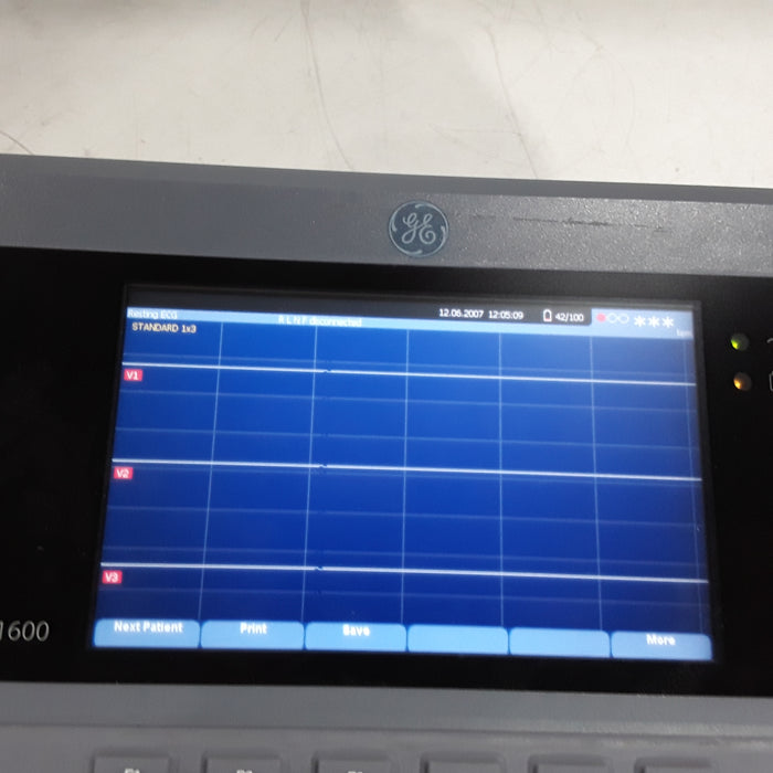 GE Healthcare MAC 1600 ECG