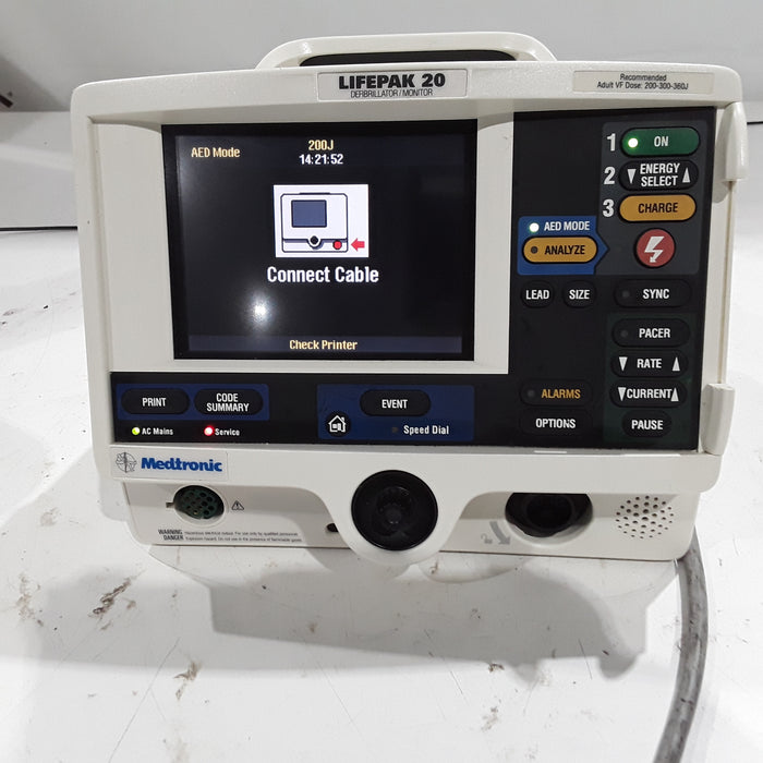 Physio-Control LifePak 20 Defib