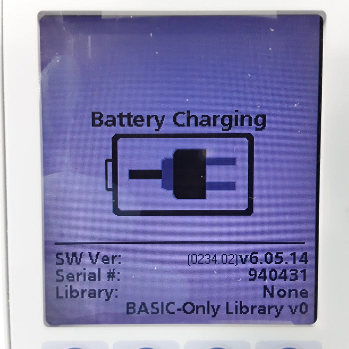 Baxter Sigma Spectrum 6.05.14 with A/B/G/N Battery Infusion Pump