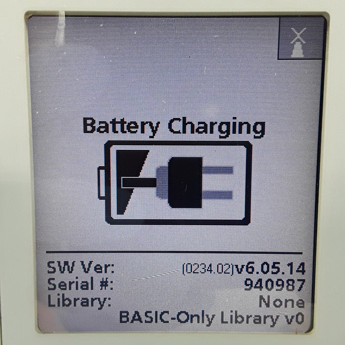 Baxter Sigma Spectrum 6.05.14 with A/B/G/N Battery Infusion Pump