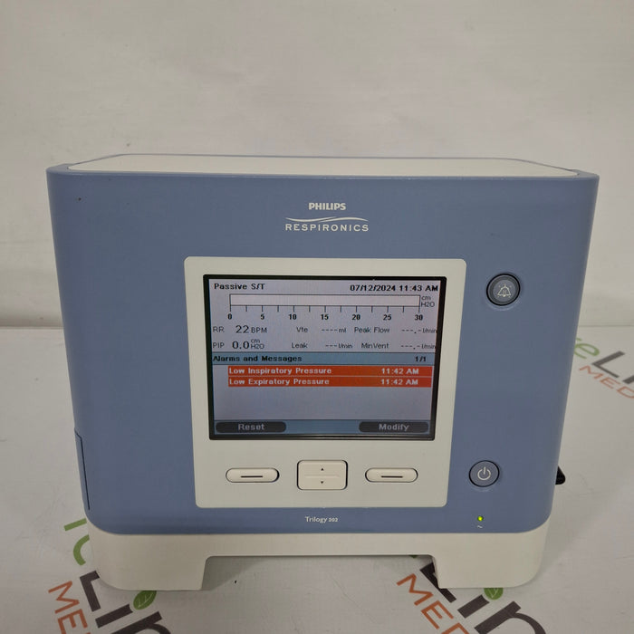 Respironics Trilogy 202 Ventilator