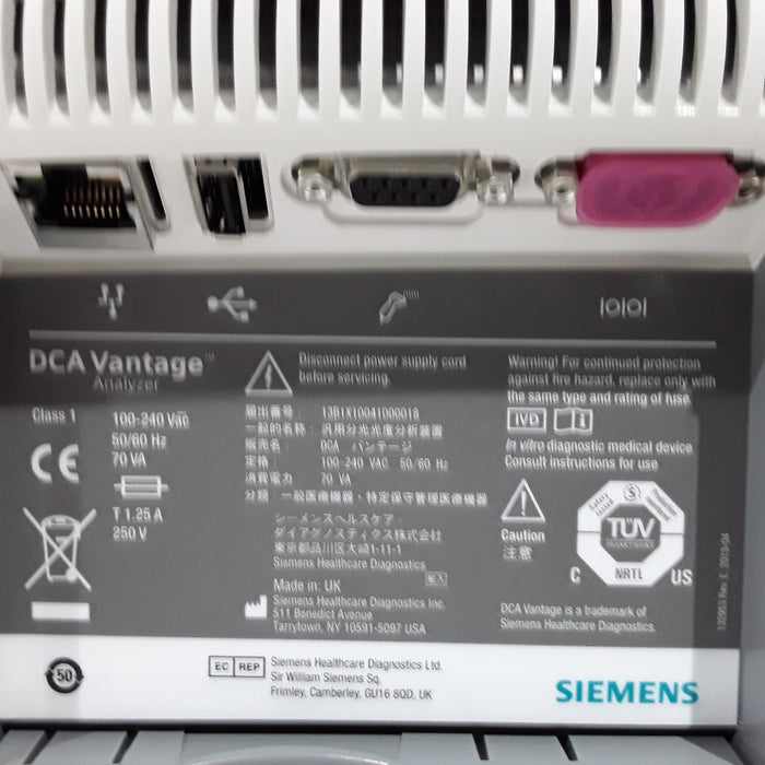 Siemens DCA Vantage Analyzer