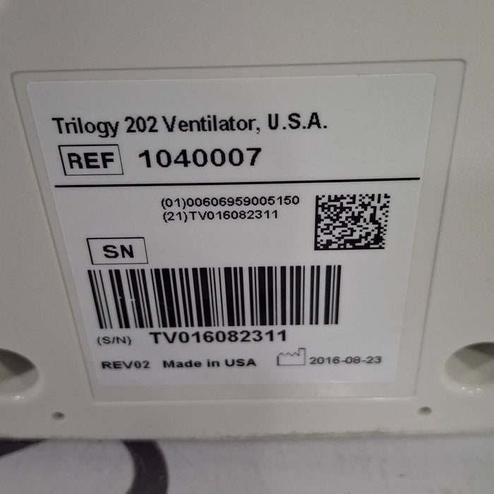 Respironics Trilogy 202 Ventilator