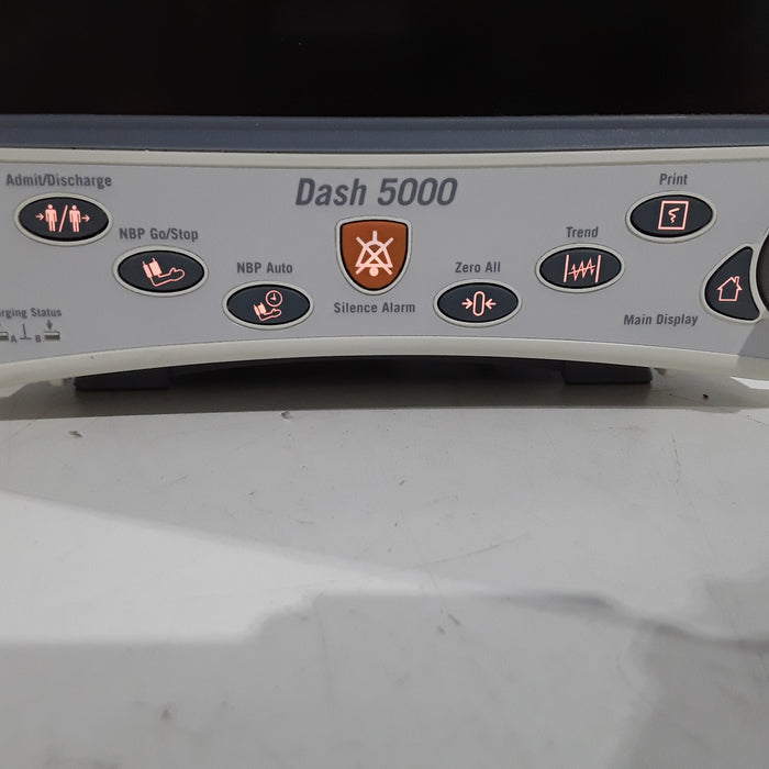 GE Healthcare Dash 5000 - Masimo SpO2 Patient Monitor