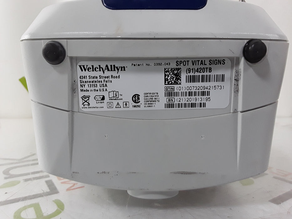 Welch Allyn Spot 420 - NIBP, Temp Vital Signs Monitor