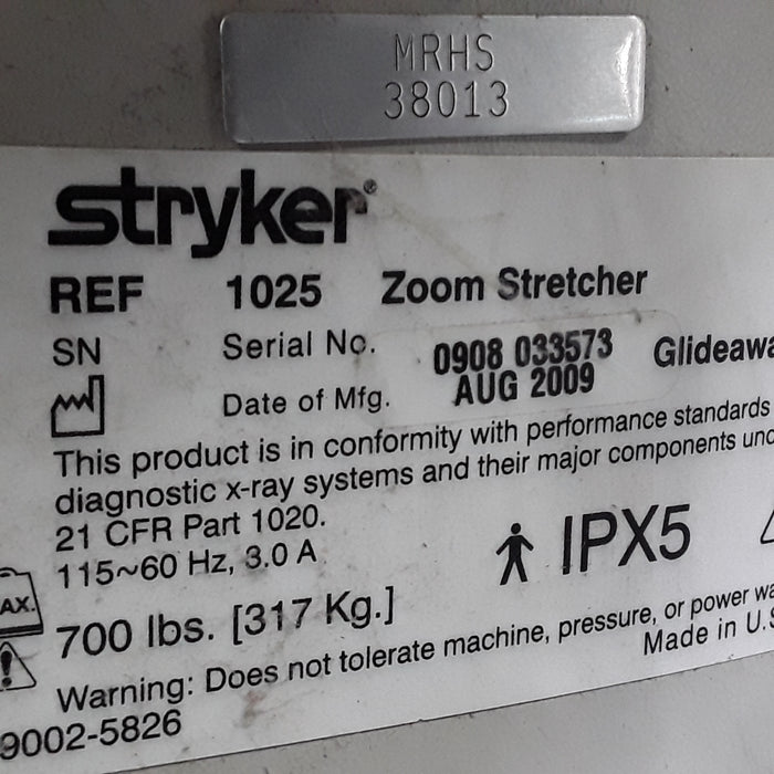 Stryker 1025 Zoom Stretcher