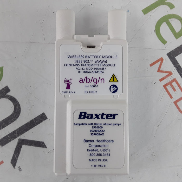 Baxter Sigma Spectrum 36010 A/B/G/N Battery