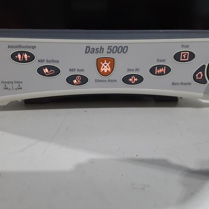 GE Healthcare Dash 5000 - Masimo SpO2 Patient Monitor