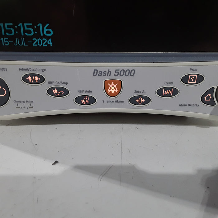 GE Healthcare Dash 5000 - Masimo SpO2 Patient Monitor