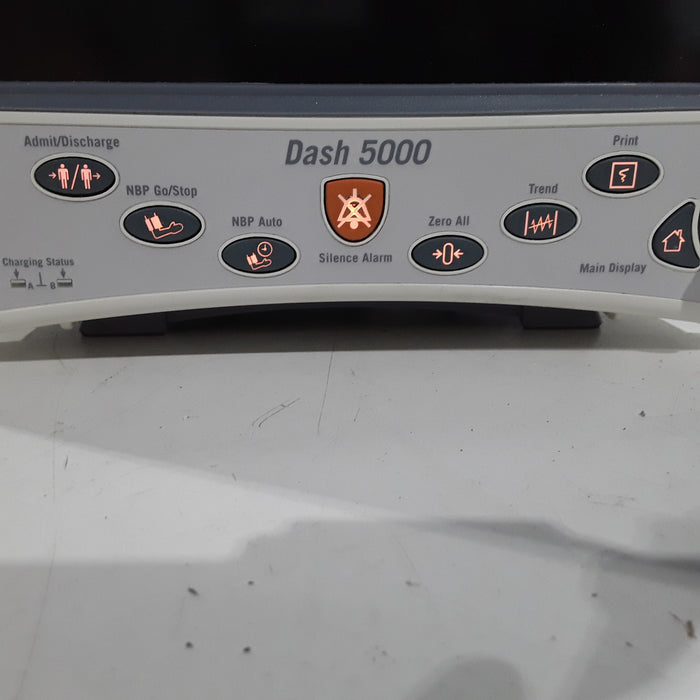 GE Healthcare Dash 5000 - Masimo SpO2 Patient Monitor