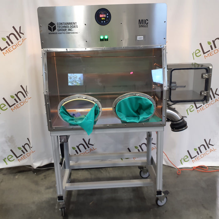 Containment Technologies MIC Single Laminar Flow Lab Fume Hood Glovebox