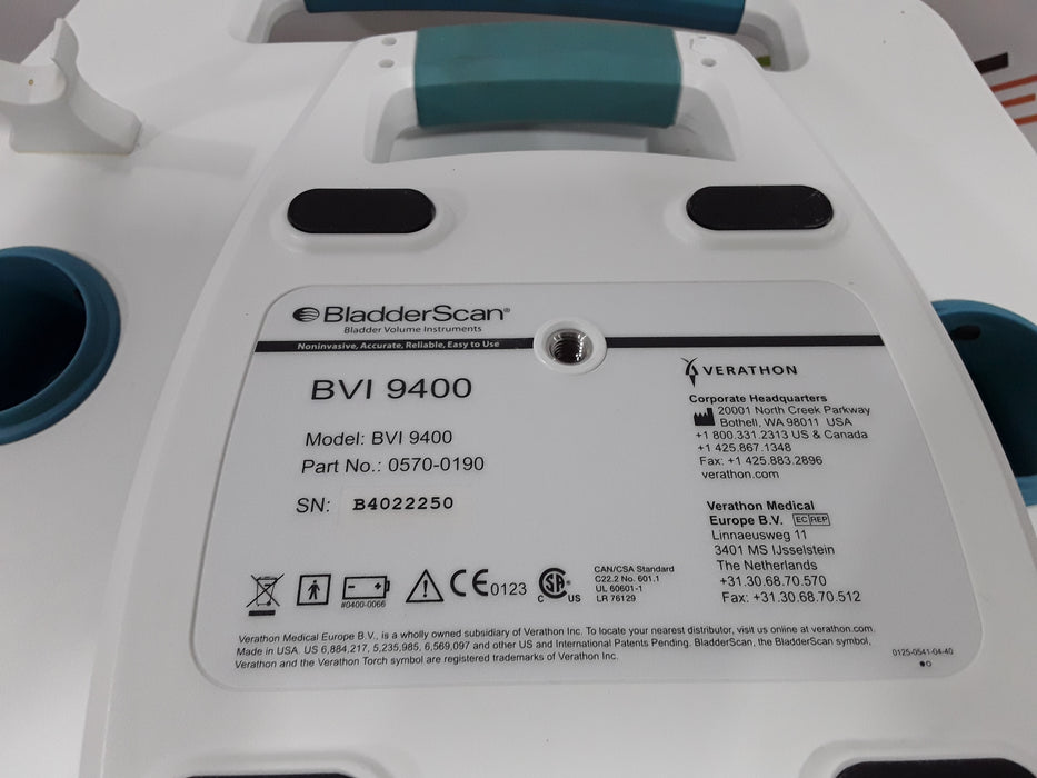 Verathon Medical, Inc BVI 9400 Bladderscan