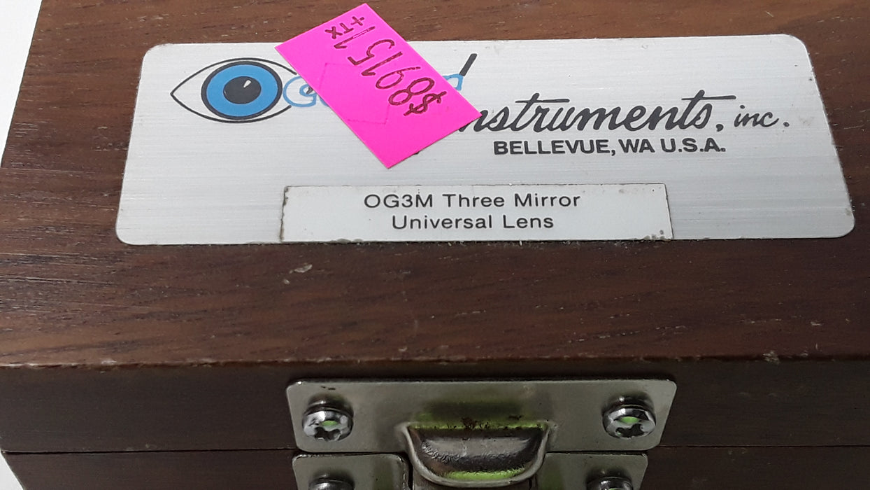 Ocular Instruments Inc OG3M Three Mirror Universal Diagnostic Lens