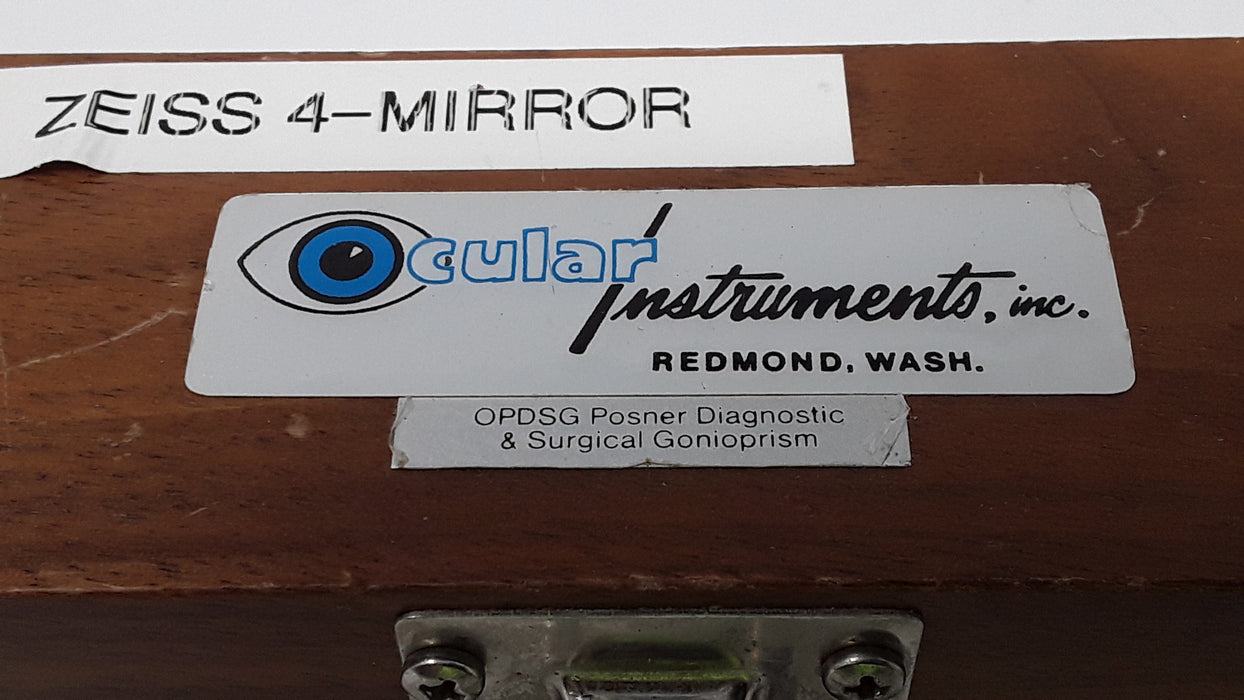 Ocular Instruments Inc OPDSG Posner Diagnostic Surgical Gonioprism