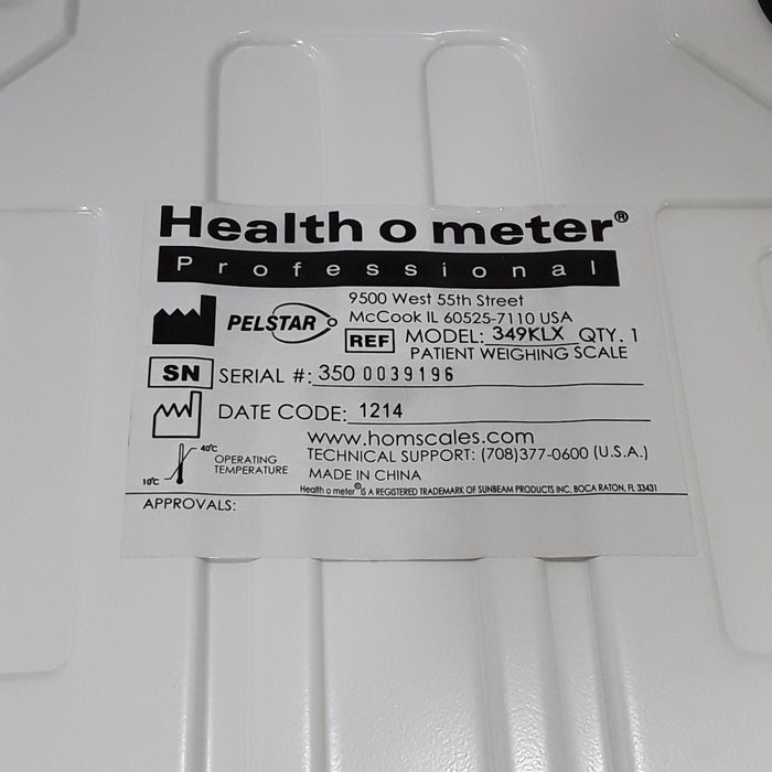 Health O Meter 349KLX Patient Weighing Scale