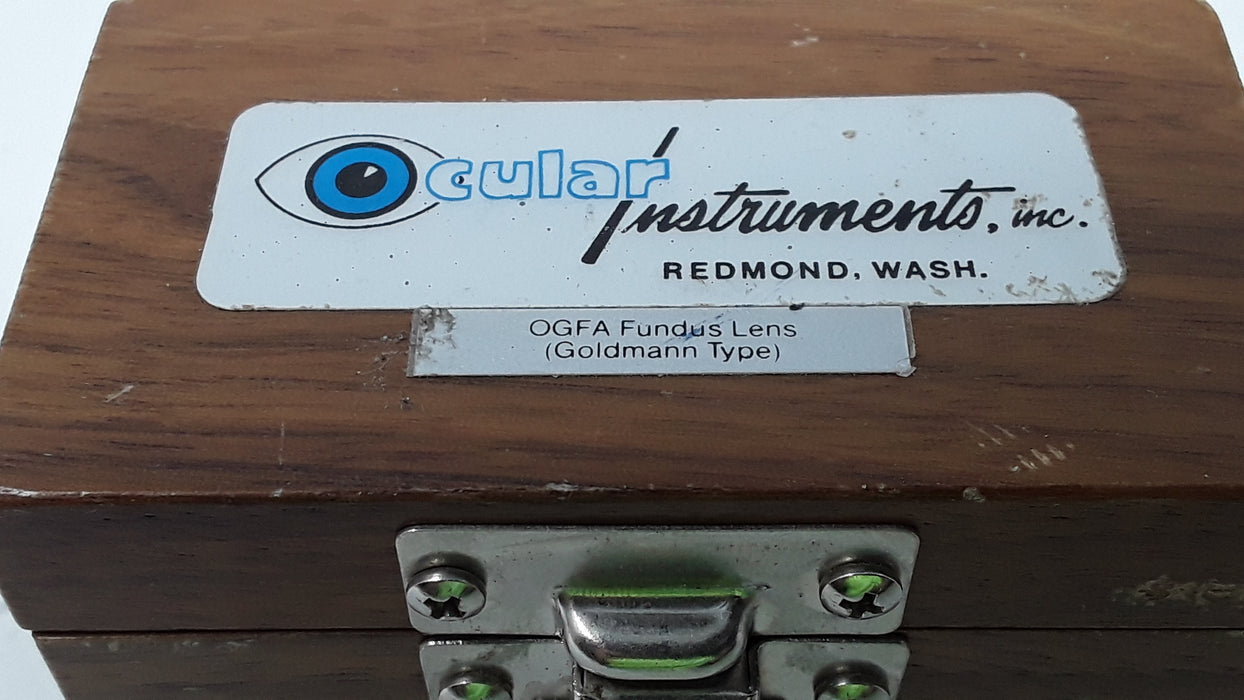 Ocular Instruments Inc OGFA Fundus Lens