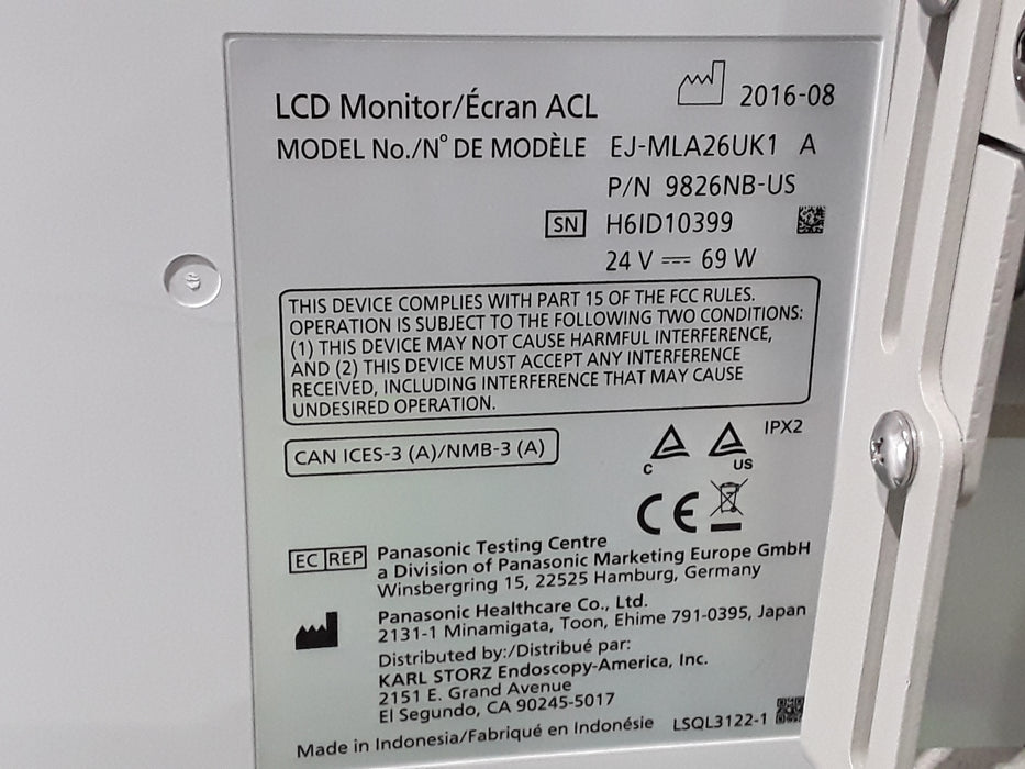 Karl Storz EJ-MLA26UK1 26" LED Surgical Display