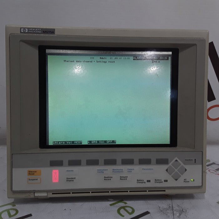 Hewlett Packard M1275A Transport Patient Monitor