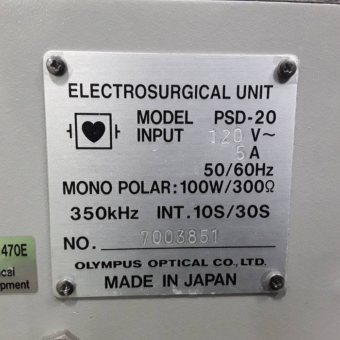 Olympus PSD-20 Electrosurgical Unit