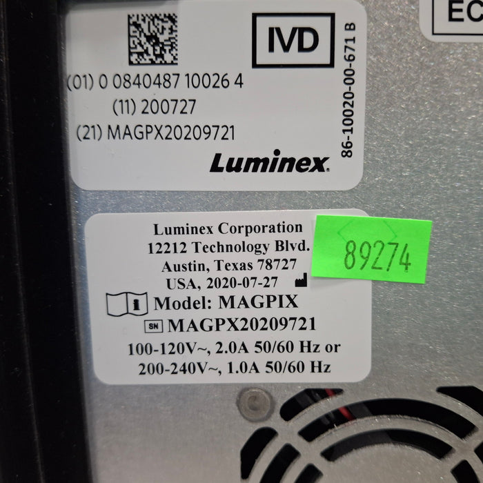 Luminex Corporation Magpix Multiplex Microplate Reader