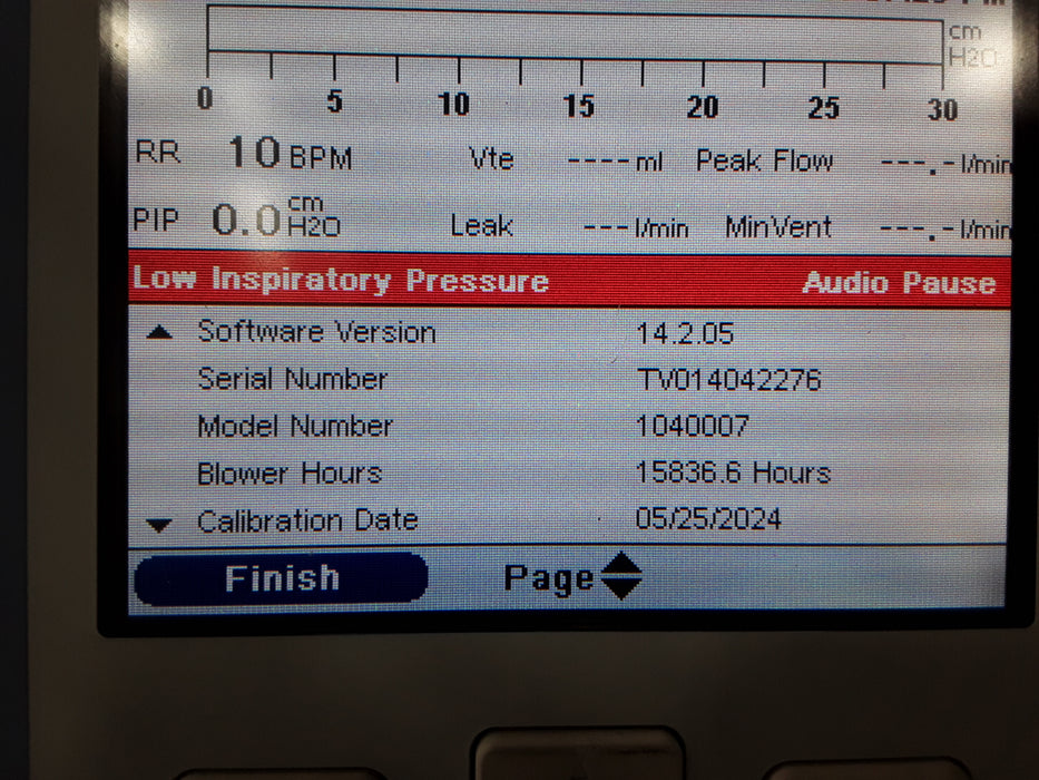 Respironics Trilogy 202 Ventilator