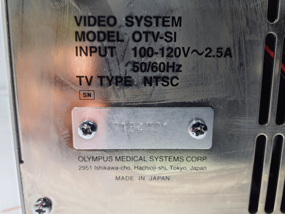 Olympus OTV-SI Video Endoscopy Camera