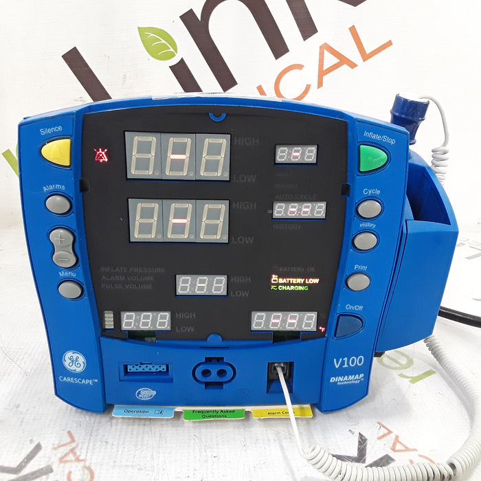 GE Healthcare Dinamap V100 - NIBP Vital Signs Monitor