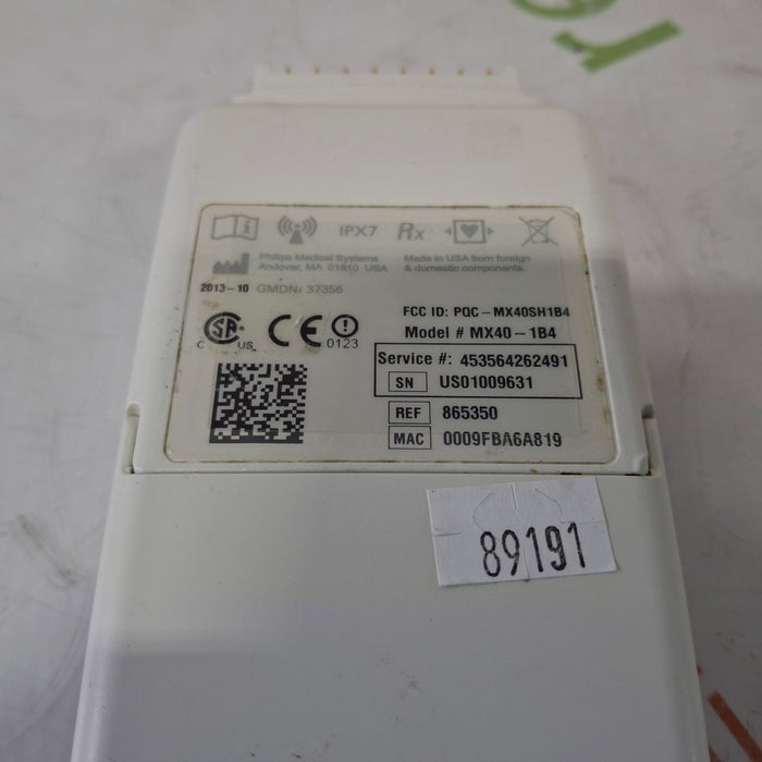 Philips MX40 1.4 ECG 865350 Telemetry Transmitter