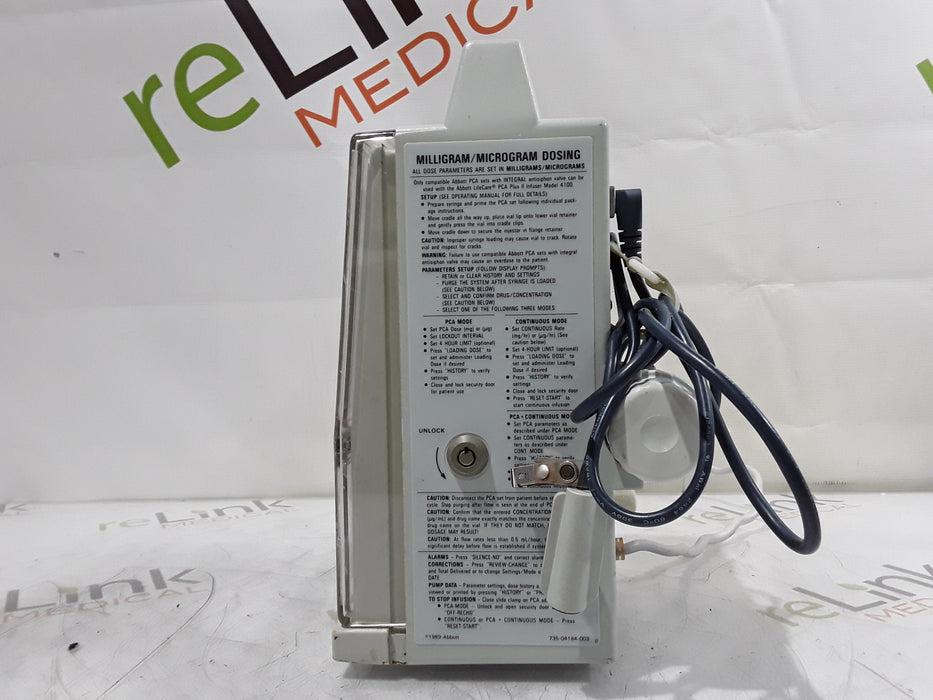 Hospira LifeCare 4100 PCA Plus II Infusion Pump