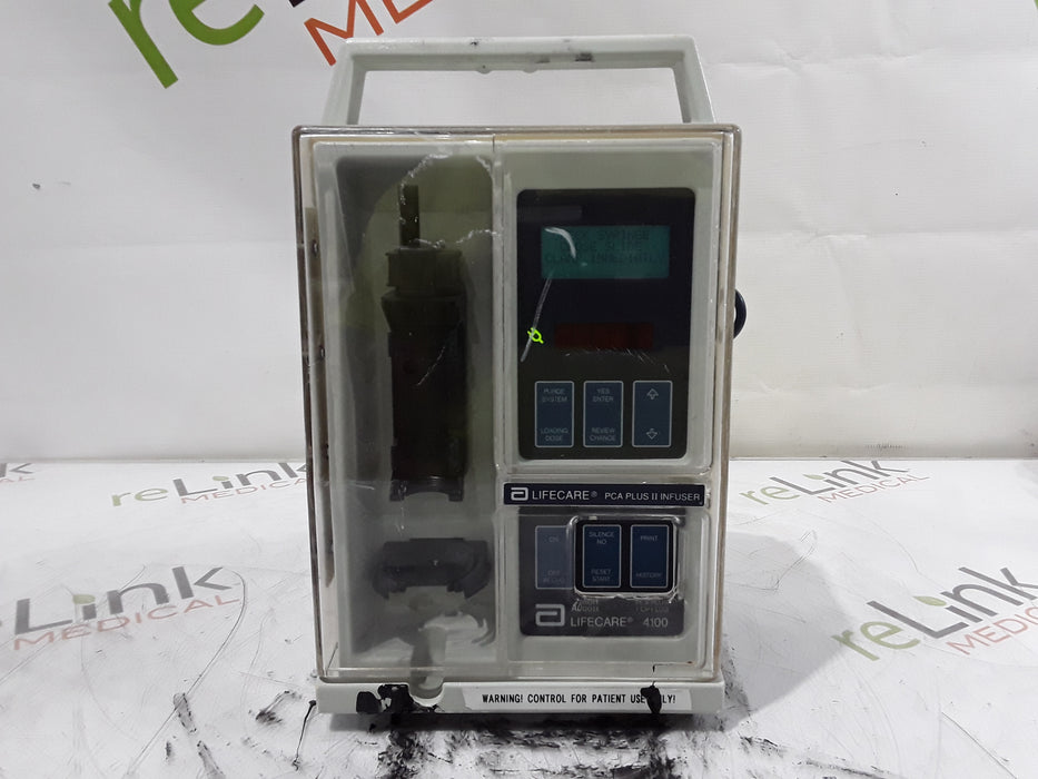 Hospira LifeCare 4100 PCA Plus II Infusion Pump