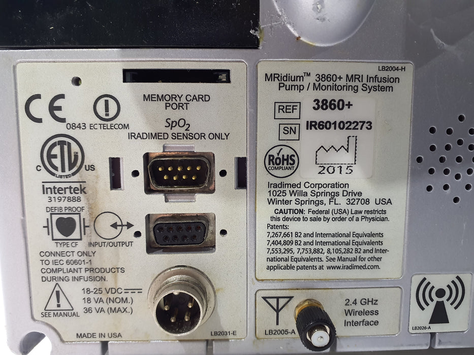 Iradimed MRidium 3860+ MRI Infusion Pump