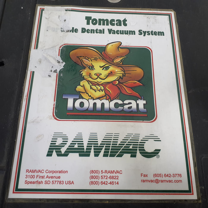 RAMVAC Tomcat Portable Dental Vacuum System