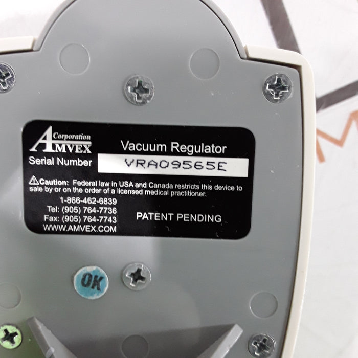 Amvex Vacuum Regulator