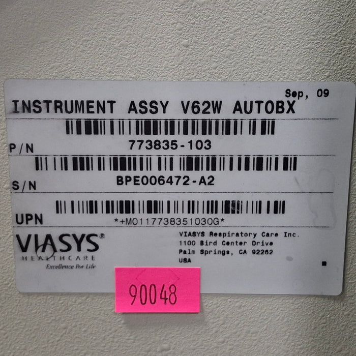 CareFusion Vmax Vyntus Pulmonary Function Test System