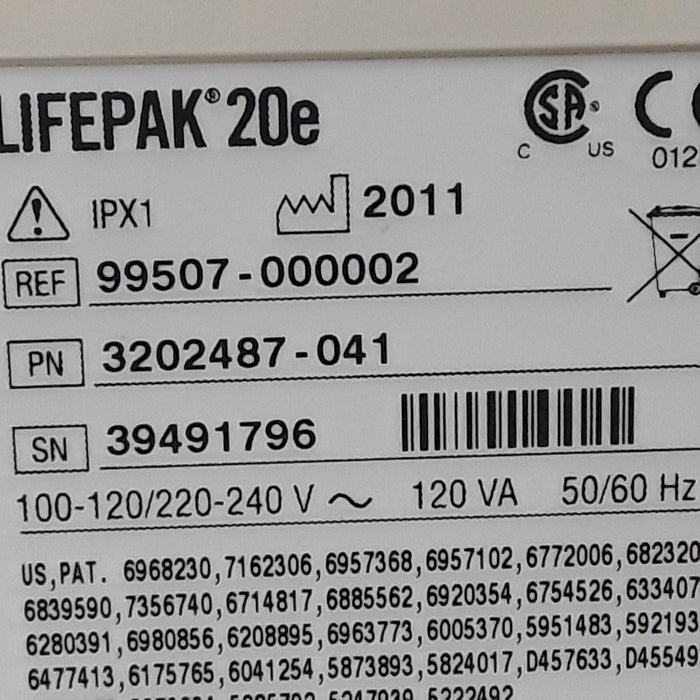 Physio-Control LifePak 20e Defibrillator