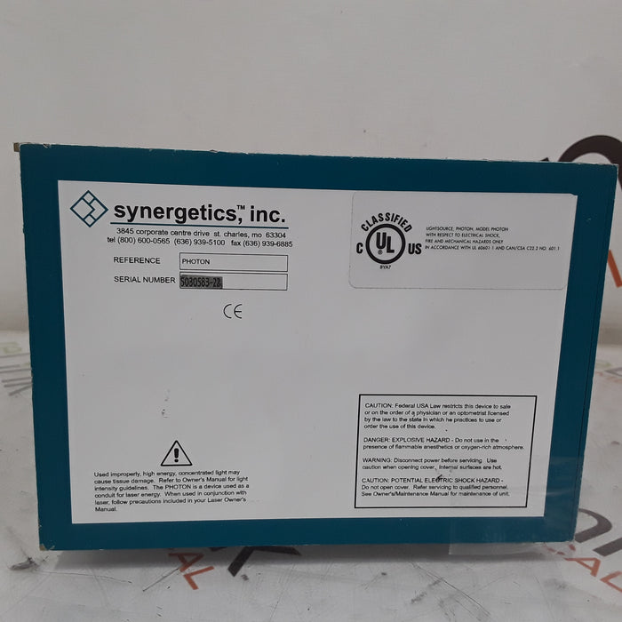 Synergetics Inc Photon-2X Laser Light Source