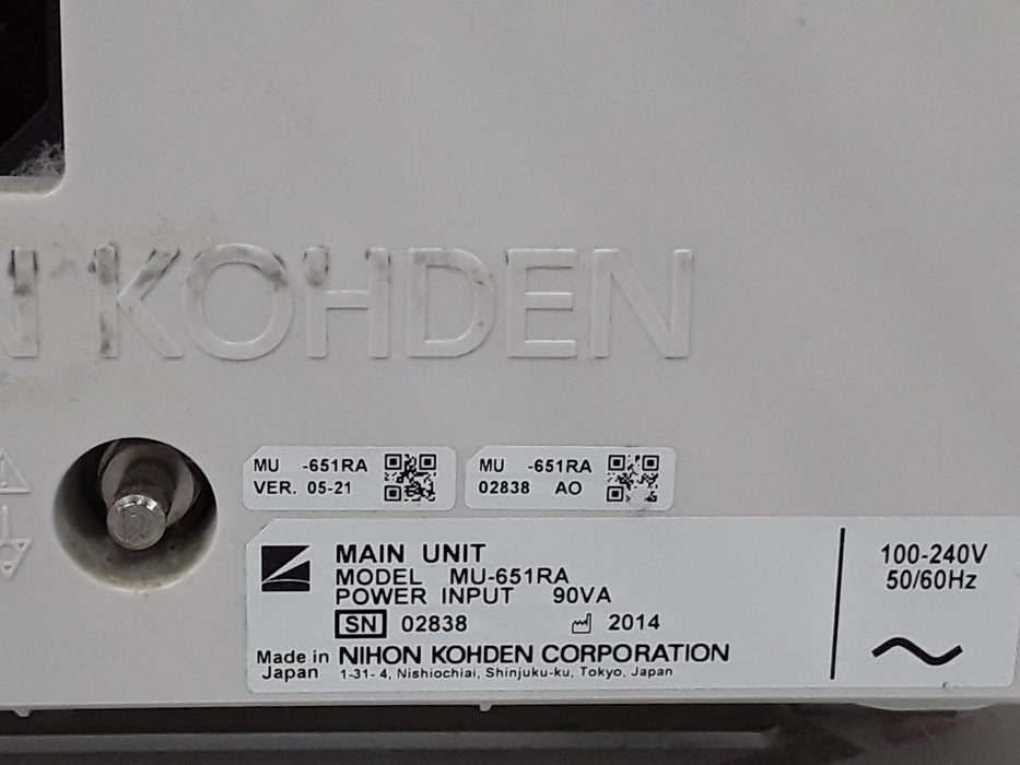 Nihon Kohden BSM-6501A Patient Monitor