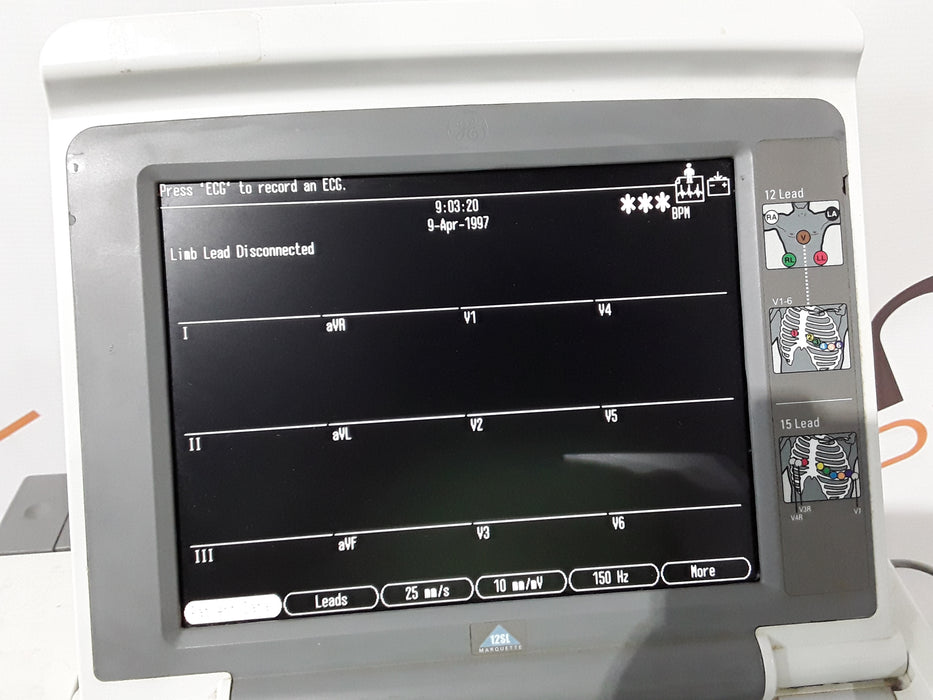 GE Healthcare MAC 5000 without CAM Module ECG System