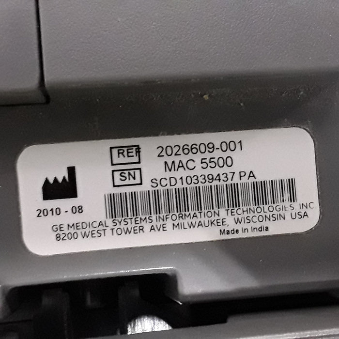 GE Healthcare MAC 5500 without CAM Module ECG System