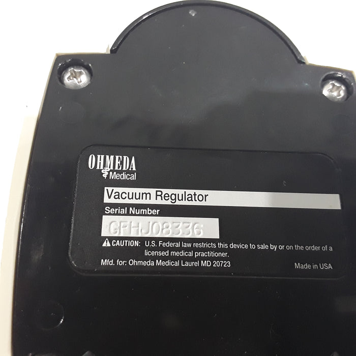 Ohmeda Medical Vacuum Regulator