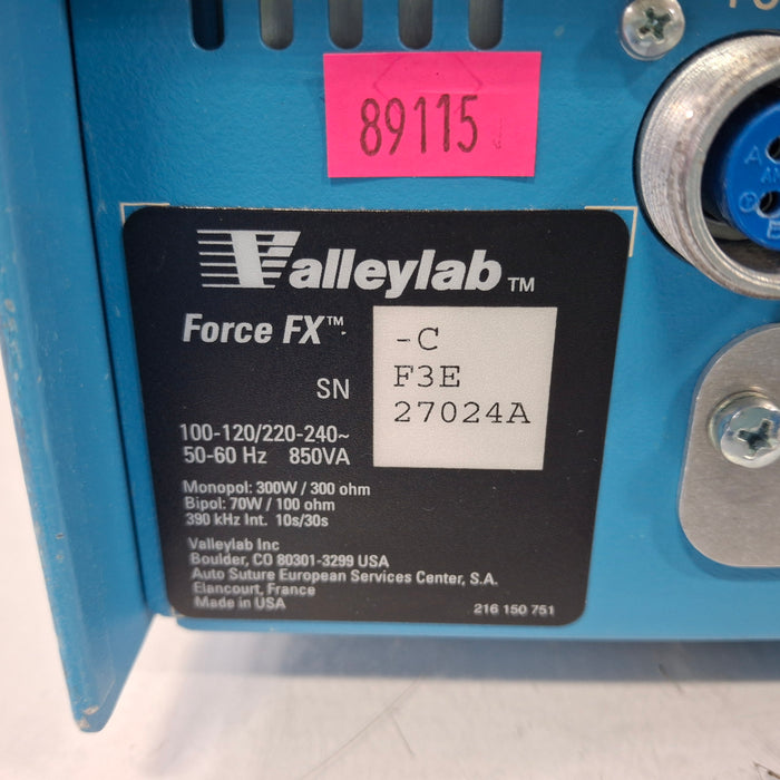 Covidien Valleylab Force FX-C Electrosurgical Generator