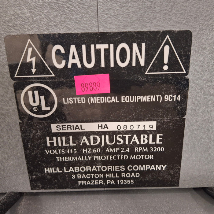 Hill Laboratories Co. Hill Adjustable Chiropractic Table