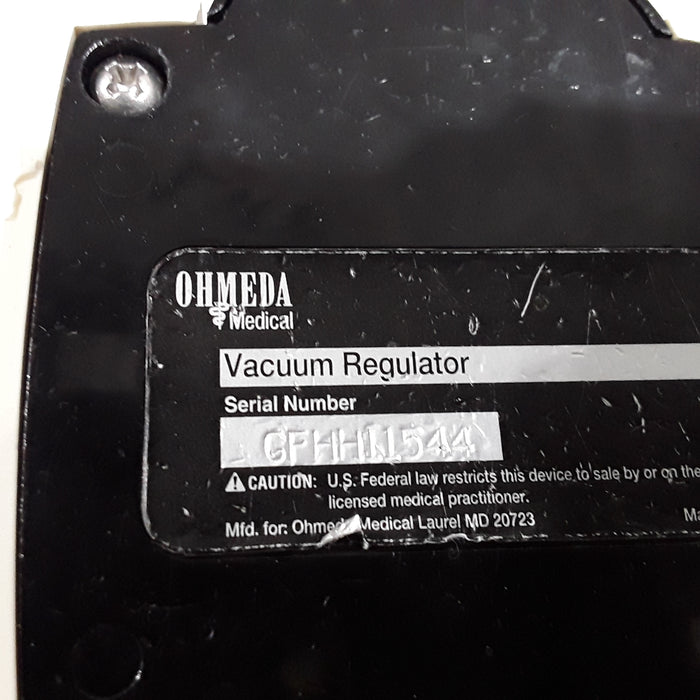 Ohmeda Medical Vacuum Regulator