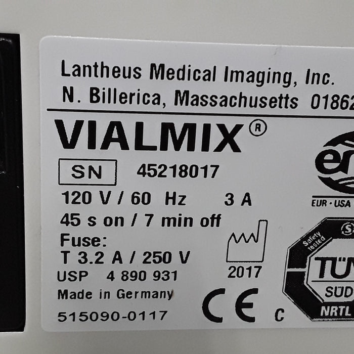 Lantheus Medical Imaging Inc Vialmix 515090 Dental Mixer