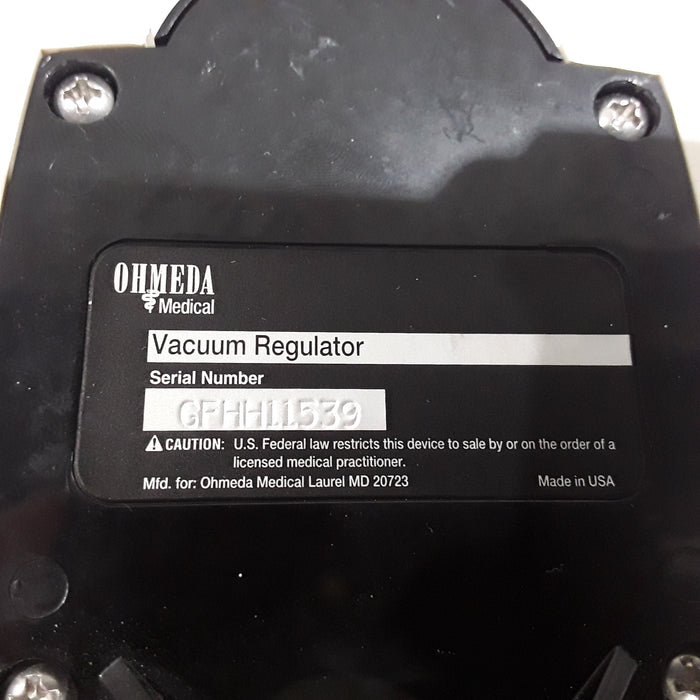 Ohmeda Medical Vacuum Regulator