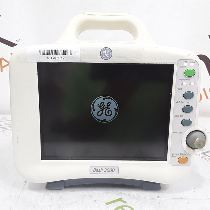 GE Healthcare Dash 3000 - GE/Nellcor SpO2 Patient Monitor